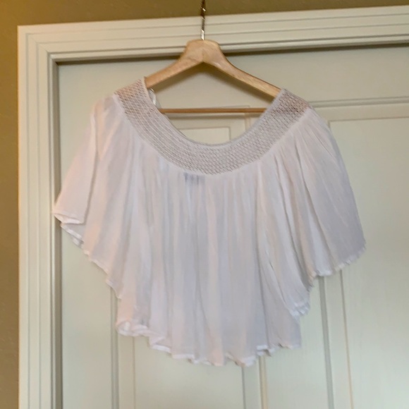 Beautiful white Lucky crop top with lace - Picture 7 of 7